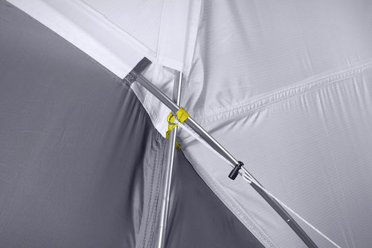 Salewa Sierra Leone II Cort De Camping Igloo Cățărare Gri Cu Dublu Material 4 Anotimpuri Pentru 2 Persoane Impermeabilă 3000mm 330x140x116cm