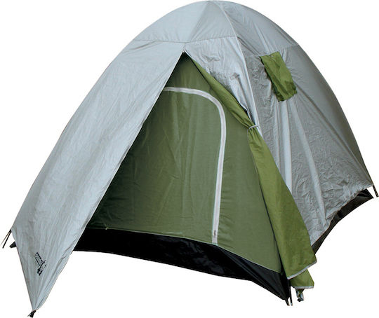Panda Trend II Summer Camping Igloo Tent Blue with Double Cloth for 4 People 240x210x170cm