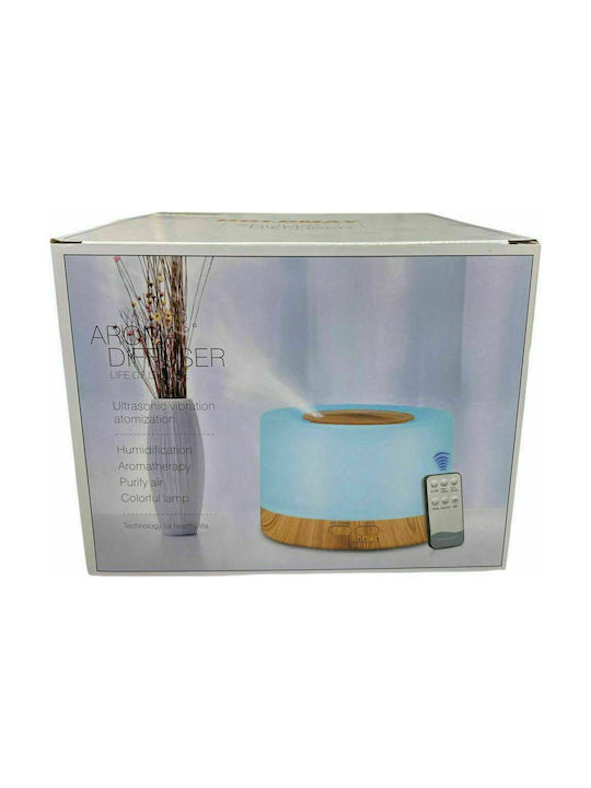 Led Aromatherapy Diffuser with Remote Control White 500ml NS12156