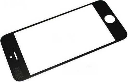 Τζάμι για Μηχανισμό Αφής για Apple iPhone 4/4S (Μαύρο)