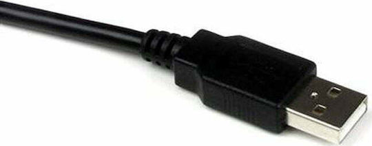 StarTech USB 2.0 Кабел USB-A мъжки - USB-A женски Черен 1.5м USBEXTAA5DSK