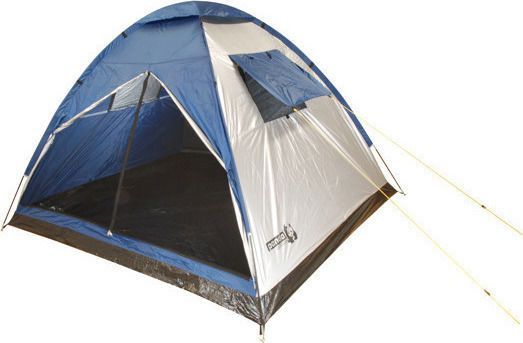 Panda Junior I Summer Camping Igloo Tent Blue for 2 People 205x205x105cm