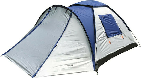 Panda Twist Lite Sommer Campingzelt Igloo Klettern Blau Für 4 Personen Wasserabweisung 1000mm 210x240x130cm