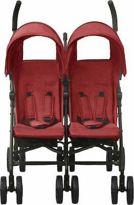 vidaXL Regenschirm Kinderwagen Geeignet ab 6+ Monaten Rot 14.4kg