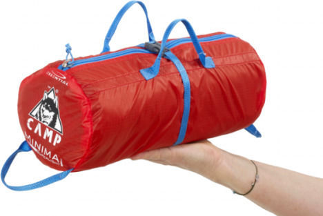 Camp Minima 1SL Camping Tent Tunnel Mountaineering Orange with Double Cloth 3 Seasons for 1 Person Waterproof 2000mm 290x92x67cm