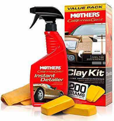 Mothers Спрей За почистване за Body California Gold Clay Bar Kit
