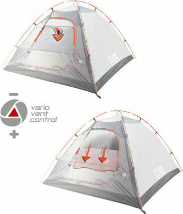 High Peak Tessin 5.0 Camping Tent Tunnel White with Double Cloth 4 Seasons for 5 People 300x220x190cm