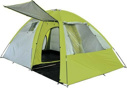 Campus Catalina Sommer Campingzelt Iglu Grün mit Doppeltuch für 5 Personen 250x240x180cm