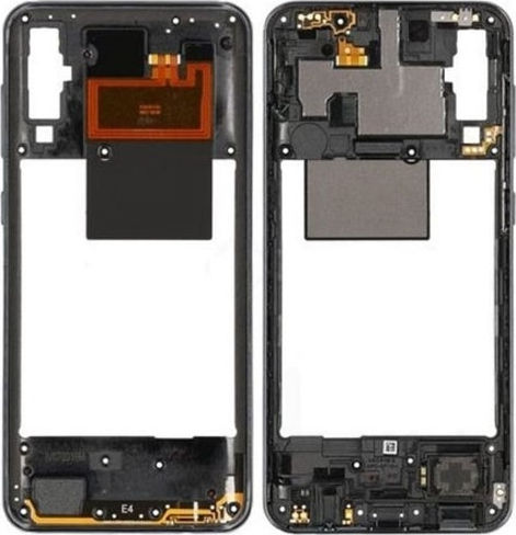 Samsung Μεσαίο Πλαίσιο Μαύρο για Galaxy A50