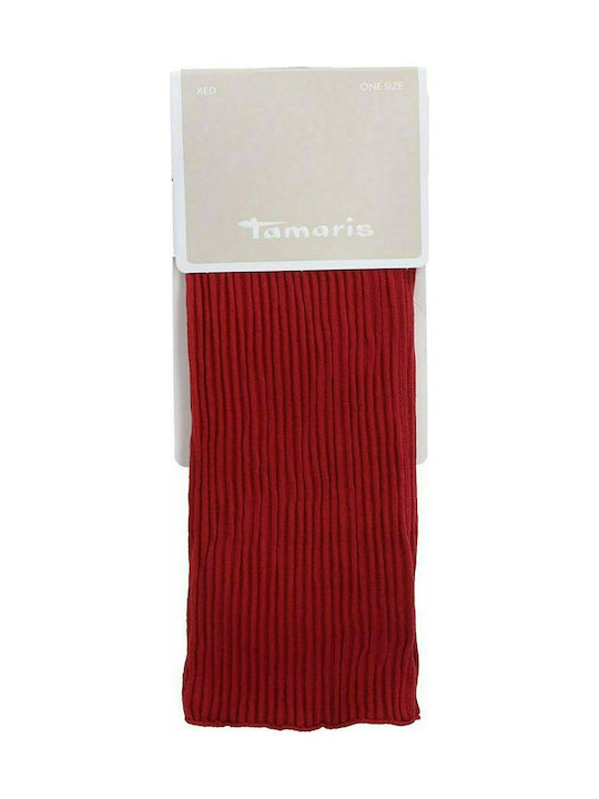 Tamaris Women's Solid Color Socks Burgundy