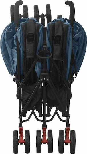 vidaXL Umbrella Stroller Suitable from 6+ Months Navy Blue 14.4kg