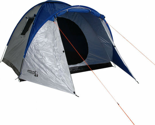 Panda Twist Καλοκαιρινή Σκηνή Camping Igloo Μπλε για 4 Άτομα 210x240x170εκ.