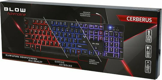 Blow Cerberus Gaming Tastatur mit Beleuchtete Tasten (Englisch US)