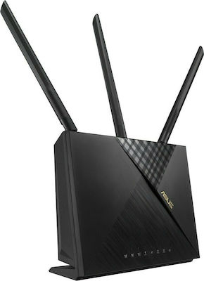 Asus 4G-AX56 Ασύρματο 4G Router Wi‑Fi 6 με 4 Θύρες Ethernet