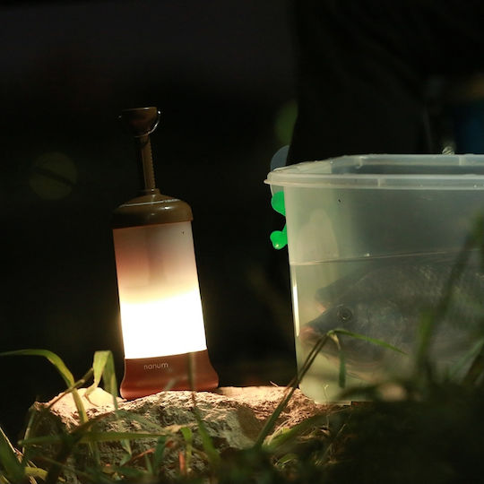 Herzberg Led Lantern Rechargeable for Camping Black with Magnetic Base 5W