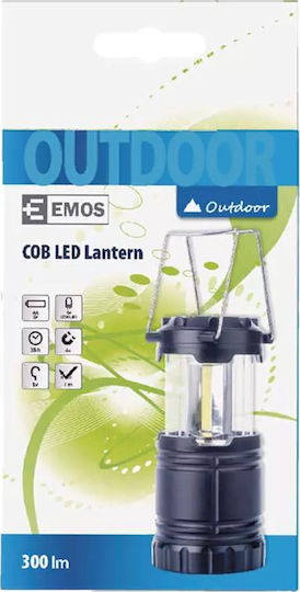 Emos Cob Laterne LED Batterien für Camping Wasserdicht 300lm