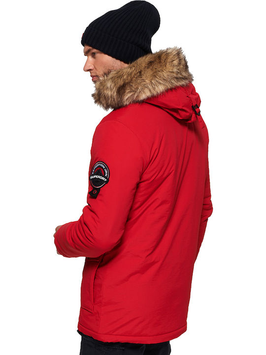 Everest Winter Jacke Parka Rot