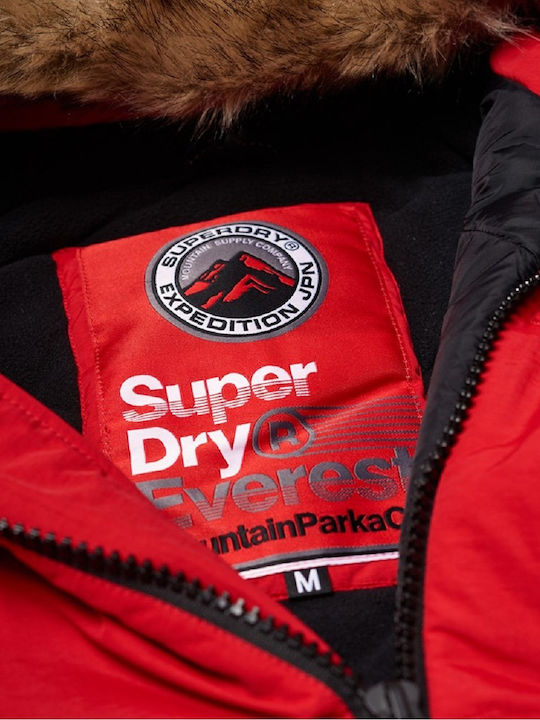 Everest Winter Jacke Parka Rot