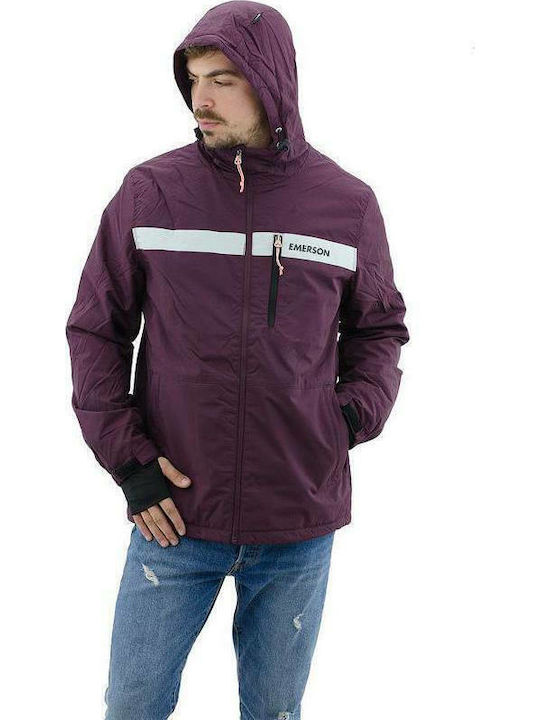 Winter Jacke Wasserdicht Burgundisch