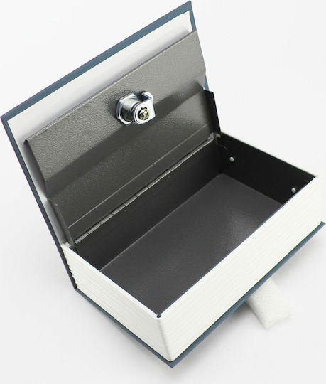ACP The New English Dictionary Book Safe with Lock Blue 24x15x5.5cm