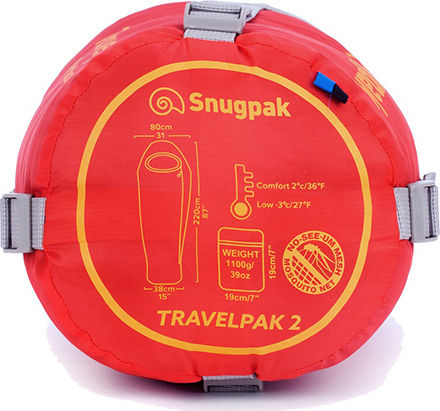Snugpak Sleeping Bag Μονό 3 Εποχών Red