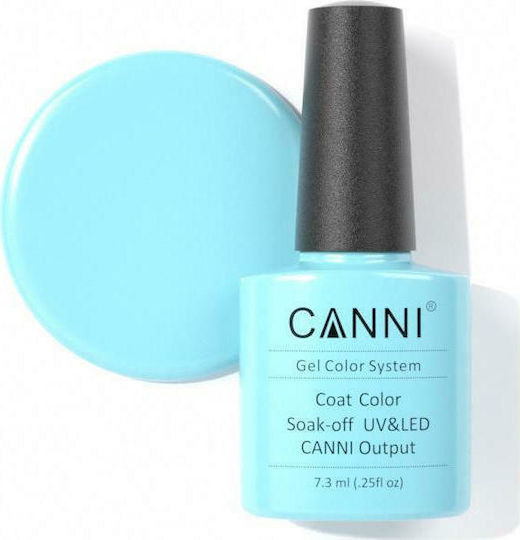 Canni Classic Ημιμόνιμο Βερνίκι Νυχιών 004 Cyan Light 7.3ml