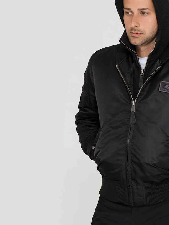 MA-1 D-Tec Winter Jacket Bomber Black