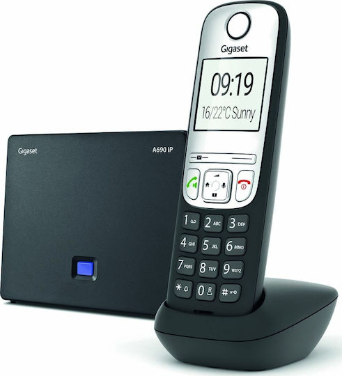 Gigaset A690IP Wireless Telefon IP 6 linii Negru
