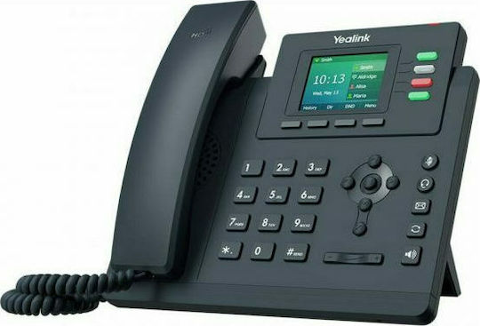 Yealink SIP-T33G Wired IP Phone with 4 Lines Black