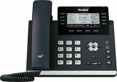 Yealink SIP-T43U Wired IP Phone with 12 Lines Black