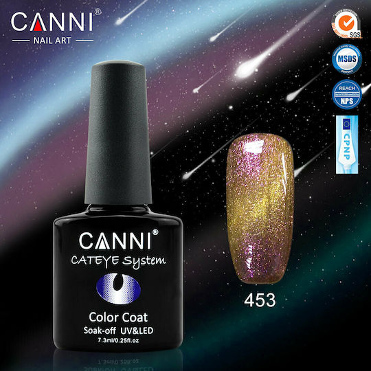Canni Chameleon Semi-Permanent Nail Polish 453 Cat Eye 7.3ml 1pcs