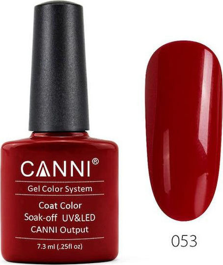 Canni Classic Ημιμόνιμο Βερνίκι Νυχιών 053 Capsicum Red 7.3ml