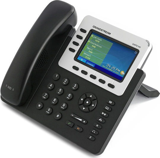 Grandstream GXP2140 Ενσύρματο Τηλέφωνο IP 4 γραμμών Μαύρο