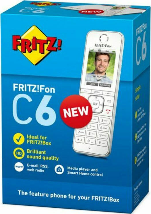 AVM FRITZ!Fon C6 (International) Ασύρματο Τηλέφωνο IP Λευκό