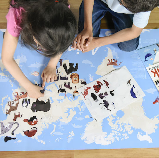 Poppik Αυτοκόλλητα Discovery Animals of the World