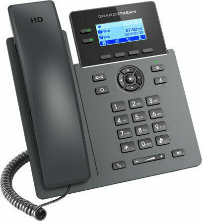 Grandstream GRP2602W Ενσύρματο Τηλέφωνο IP Μαύρο