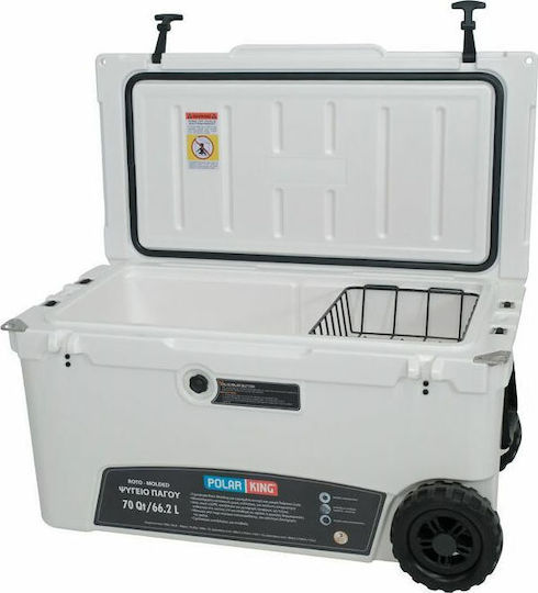 Polar King Roller 70 Portable Fridge 66.3L White
