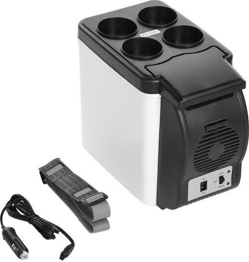 Autoline Tragbares Kühlschrank 6lt 12V Weiß