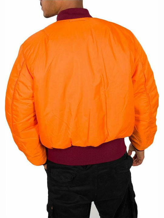 MA-1 Flight Jacke Bomber Burgundisch