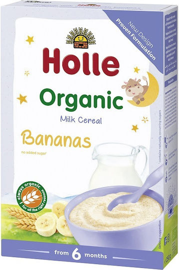 Holle Baby Cream Banana & Milk with Flavor Banana & Milk No Added Sugar 250gr for 6+ Months