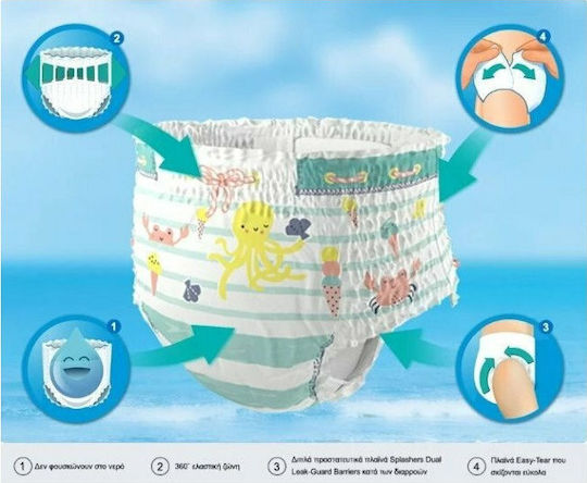 Pampers Swim Diapers Splashers No. 3 for 6-11kg 12pcs