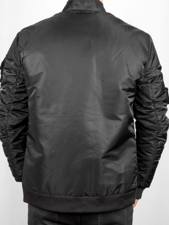 Splendid Men's Bomber Jacket Waterproof Black