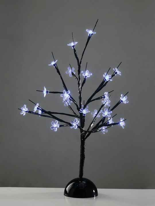 Aca Christmas Decorative Illuminated Plastic Tree Natural Appearance 45cm IP20 Battery White