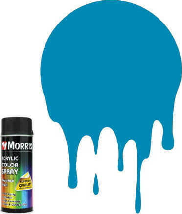 Benman Σπρέι Βαφής Acrylic με Γυαλιστερό Εφέ Light Blue RAL 5012 400ml