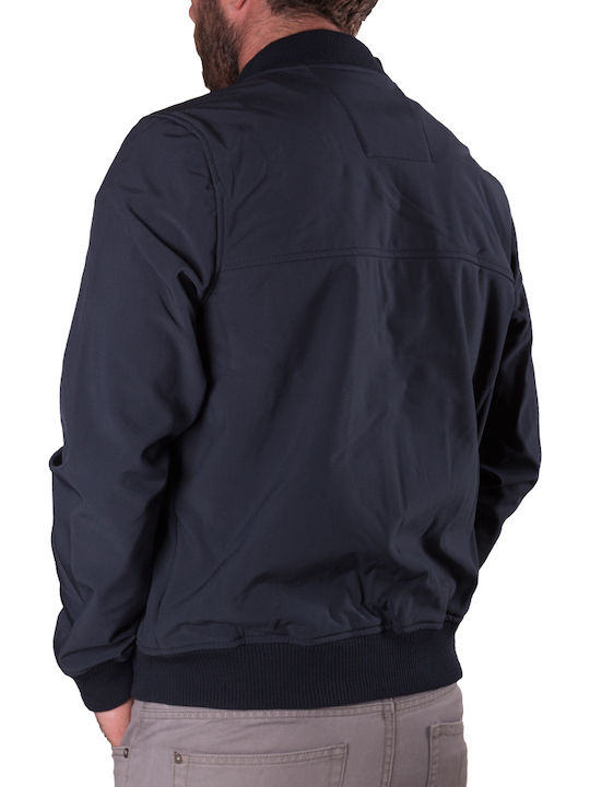 Emerson Men's Winter Softshell Jacket Waterproof and Windproof Navy Blue