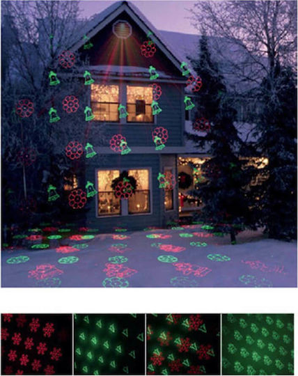 Christmas Spotlight Laser LED IP44 Outdoor with Remote Control