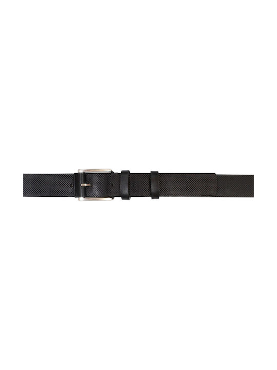 BASHAIKOV MANUAL LEATHER BELT SB-3665 VVO 01-BLACK