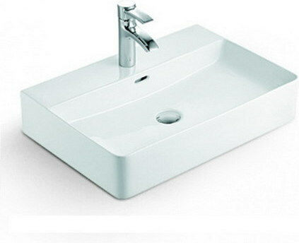 Karag LT 2173 Επικαθήμενος Νιπτήρας Πορσελάνης 60x42x12cm Λευκός