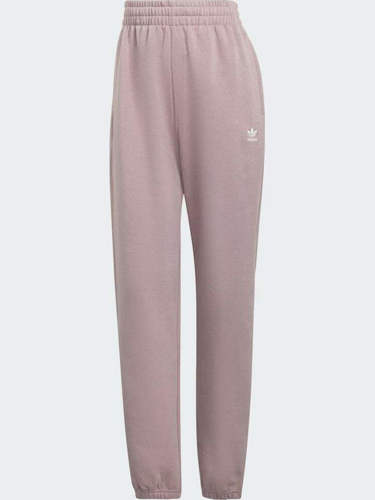 Adicolor Essentials Παντελόνι Φόρμας με Λάστιχο Fleece Magic Mauve