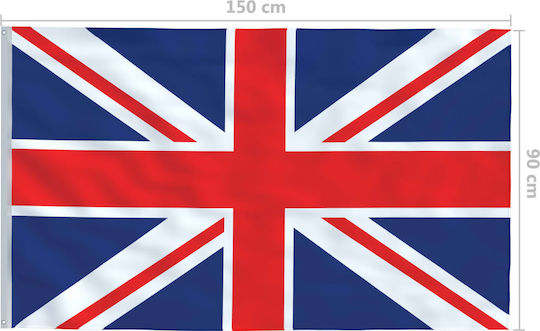 Flag of the United Kingdom Polyester with a stake 150x90cm